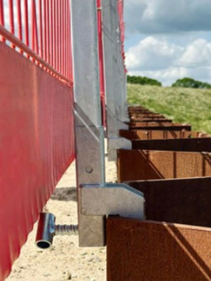 parapetti per pozzi palancolati