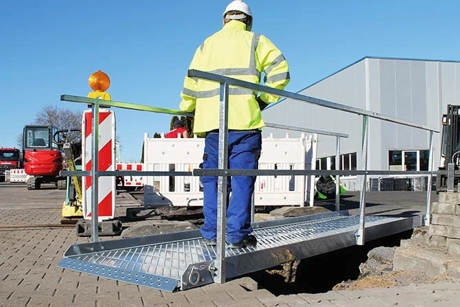 passerelle da cantiere